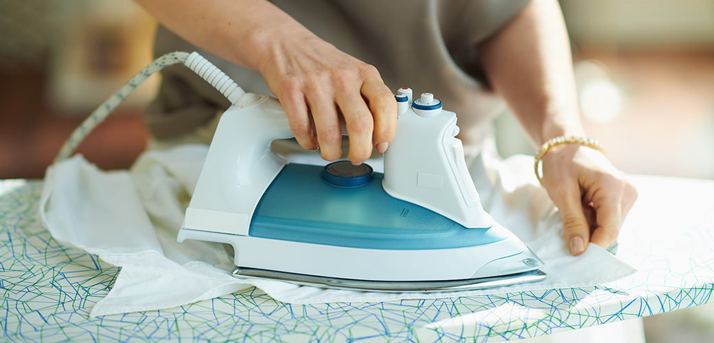 how to remove glue from clothes using an Iron